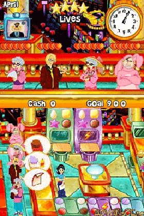 Cake Mania (USA) screen shot game playing